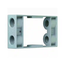 One Gang Gray Weatherproof Extension Ring WPEX4