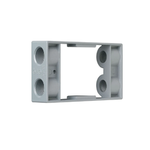 One Gang Gray Weatherproof Extension Ring WPEX4
