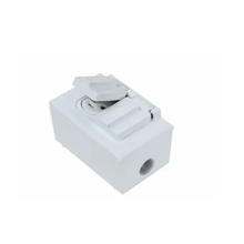White Die Cast Aluminum Weatherproof Outlet Box Kit WPOUTKIT-W