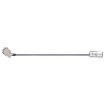 Igus MAT9383005 24 AWG 4P Female M23 12-Pin Angled 15-Pin Connector PVC Beckhoff ZK4724-0410-xxxx Resolver Cable