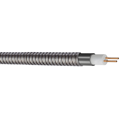 0.57 Inches 2C 0.0775Ω Alloy 825 600V MI Series Corrugated Stainless Steel XMI-L62-CL Heating Cable