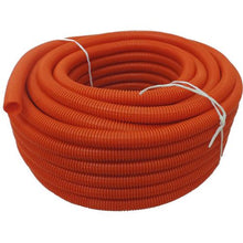 1/2" Polyethylene Non-Split Corrugated Wire Loom Tubing Orange 100FT