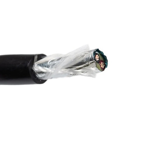 16 AWG 2 Pair Control Tray Cable XLPE Insulation Aluminum/Mylar Shields CPE Jacket 600V
