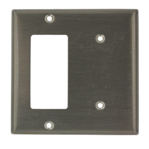 2-Gang Decora Combination Wallplate S1426-N