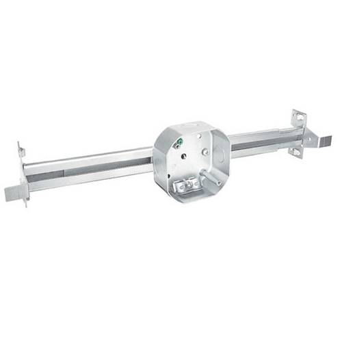4 Inch Octagon Bar Hanger Ceiling Fan Box 2-1/8 Inch Deep 54171-FANBH (Pack of 10)