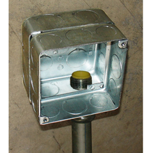 4 Inch Square Plenum Extension Ring 1-1/2 Inch Deep Drawn Stainless Steel 53151-SVTSS (Pack of 25)