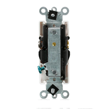 Leviton 20A 125V Decora Plus Single Receptacle Outlet Commercial Grade White 16351-W