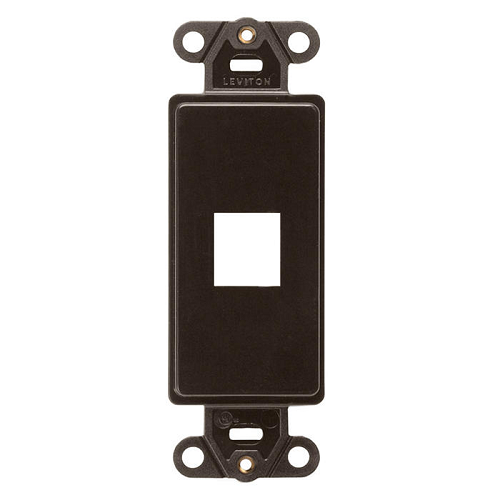 1 Port Quickport Decora Insert Brown 41641-B