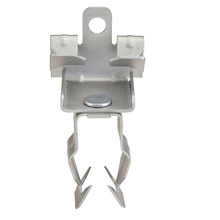 1/2 Inch Push In Conduit Clip Flange 8P24TZ (Pack of 100)