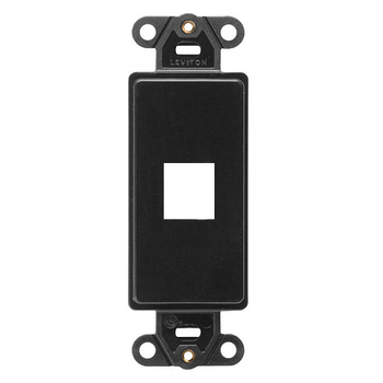 1 Port Quickport Decora Insert Black 41641-E