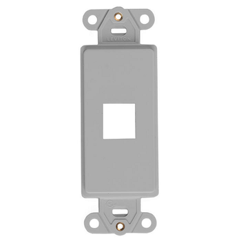 1 Port Quickport Decora Insert Gray 41641-GY