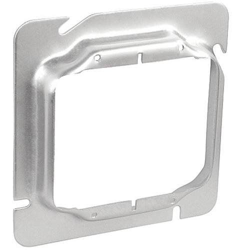6 Inch Square Two Gang Device Ring 5/8 Inch Raised 62-5/8 (Pack of 50)