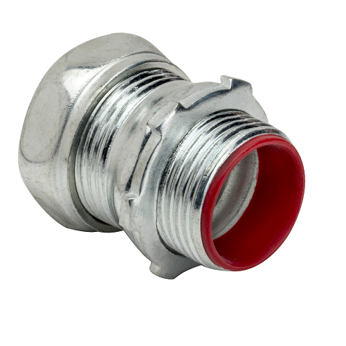 1 Inch EMT Compression Connector Insulated Steel 653Si (Pack of 115)