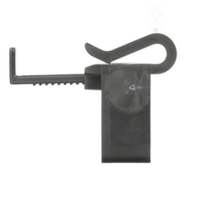 Edge Clip Perpendicular Cable Down UV Acetal Black UCCAD-C130 (Pack Of 100)