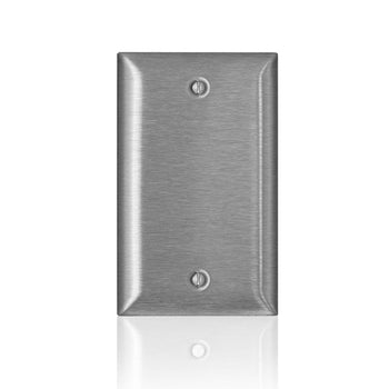 1 Gang Blank Wallplate C Series Stainless Steel SS13-40