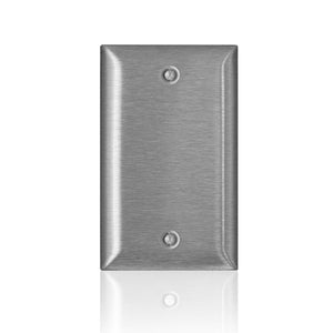 1 Gang Blank Wallplate C Series Stainless Steel SS13-40