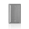 Leviton 1 Gang Blank Wallplate C Series Stainless Steel SS13-40