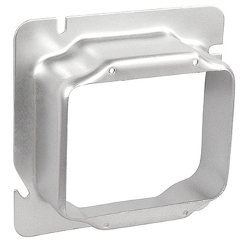6 Inch Square Two Gang Device Ring 1-1/2 Inch Raised 62-1-1/2 (Pack of 50)