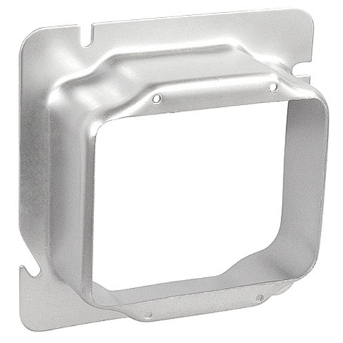 6 Inch Square Two Gang Device Ring 1-1/2 Inch Raised 62-1-1/2 (Pack of 50)