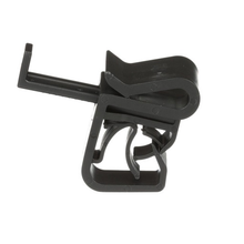 Edge Clip Parallel Cable Down UV Acetal Black UCCPD-C130 (Pack Of 100)