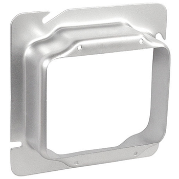 6 Inch Square Two Gang Device Ring 1-1/4 Inch Raised 62-1-1/4 (Pack of 30)