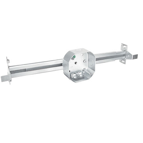 4 Inch Octagon Bar Hanger Ceiling Fan Box 1-1/2 Inch Deep 54151-FANBH (Pack of 25)