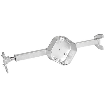 4 Inch Octagon Fan And Fixture Support Box 2-1/8 Inch Deep Old Work Bar Hanger 54171-FANOW (Pack of 25)