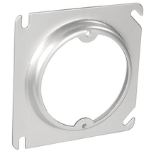4 Inch Square To 3-1/2 Inch Round Fixture Ring 1/2 Inch Raised 52C3 (pack of 150)