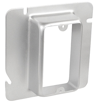 6 Inch Square One Gang Device Ring 1-1/4 Inch Raised 61-1-1/4 (Pack of 35)