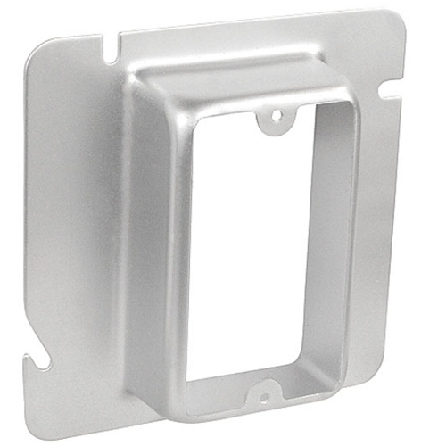 6 Inch Square One Gang Device Ring 1-1/4 Inch Raised 61-1-1/4 (Pack of 35)