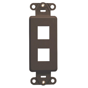 2 Port Quickport Decora Insert Brown 41642-B
