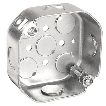 4 Inch Octagon Fan And Fixture Support Box 1-1/2 Inch Deep No Bracket 54151-FANNB (Pack of 40)