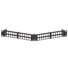 Leviton 1RU High Density Universal Angled Panel E2X1A-S48