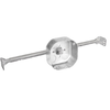 4 Inch Octagon Box 1-1/2 Inch Deep Adjustable Bar Hanger 54151-HU (Pack of 75)