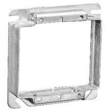 4 Inch Square Two Gang Device Tile Ring 1 Inch Raised 52C19SQ (pack of 25)