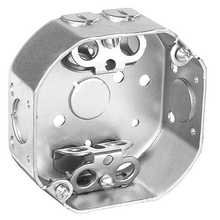 4 Inch Octagon Box 2-1/8 Inch Deep BX Clamps 54171-BX (Pack of 50)