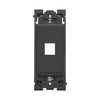 Leviton 1-Port Insert Black RE640-OB1