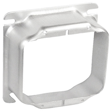 4 Inch Square Two Gang Device Ring 1-1/4 Inch Raised 52C21 (pack of 100)