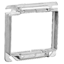 4 Inch Square Two Gang Device Tile Ring 1/2 Inch Raised 52C17SQ (pack of 50)
