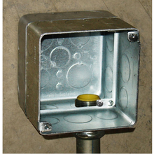 4 Inch Square Plenum Extension Ring 2-1/8 Inch Deep Stainless Steel 53171-SVTSS (Pack of 25)