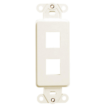 2 Port Quickport Decora Insert Ivory 41642-I