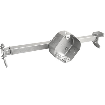 4 Inch Octagon Fan And Fixture Support Box 1-1/2 Inch Deep Old Work Bar Hanger 54151-FANOW (Pack of 25)