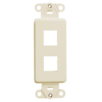 2 Port Quickport Decora Insert Light Almond 41642-T