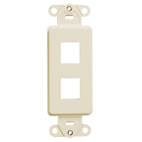2 Port Quickport Decora Insert Light Almond 41642-T