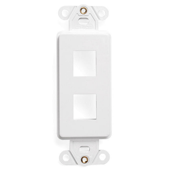 2 Port Quickport Decora Insert White 41642-W