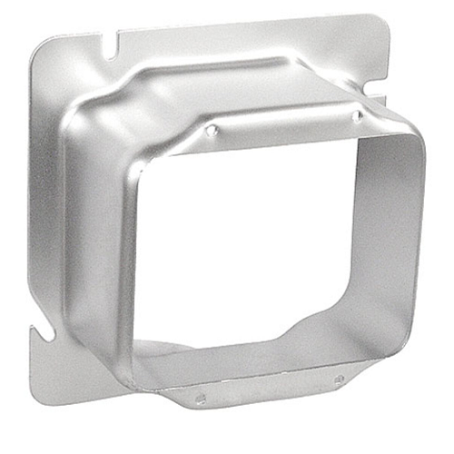 6 Inch Square Two Gang Device Ring 2 Inch Raised 62-2 (Pack of 25)