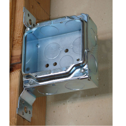 4" Square Single-Gang Device Ring, 5/8" Raised, 4.3 Cu. In - Foto 2