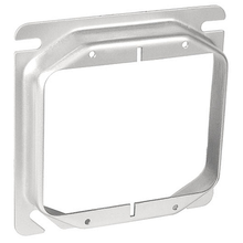 4 Inch Square Two Gang Device Ring 3/4 Inch Raised 52C18 (pack of 150)