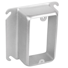 4 Inch Square One Gang Device Ring 1-1/2 Inch Raised 52C22 (pack of 100)