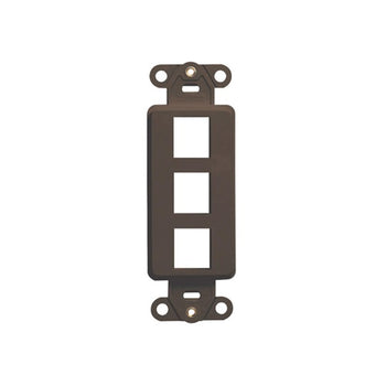 3 Port Quickport Decora Insert Brown 41643-B